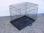 Collapsible Wire  Dog Crates : 24 inch : 2 DOOR ENTRY : Small 60CM(L)