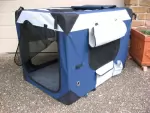 Dog Soft Kennel, BLUE MEDIUM