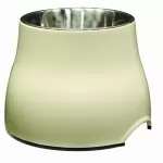 Elevated Dog Bowl Dish Raised Bowl White