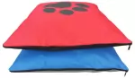 Bed Mattress Dog Cat Mat Cushion Pillow PAW PRINT Waterproof