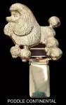 Dog Show Number Holder - POODLE CONTINENTIAL Gold