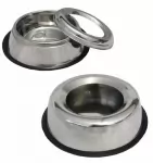 No Spill Stainless Steel Bowl Food-Water Bowls