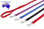 Flat 20mm to 25mm, DOG LEAD , POLY-COTTON RIBBED WEBBING