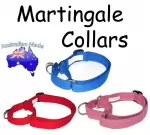 MARTINGALE COLLAR ,    WITH   ALL RIBBED WEBBING