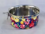 Stainless .3L Bird Steel Bowl,  CLAMP    FLORAL              BUYS  1 BOWL