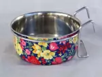 Stainless .3L Bird Steel Bowl,  HANGER    FLORAL              BUYS  1 BOWL